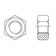 Гайка шестигранная высокопрочная, класс точности В ГОСТ 22354-77 - 2 Гайка шестигранная высокопрочная, класс точности В ГОСТ 22354-77 - фото - 2