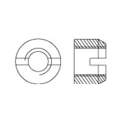Гайка круглая со шлицем на торце, класс точности В ГОСТ 10657-80 - 2 Гайка круглая со шлицем на торце, класс точности В ГОСТ 10657-80 - фото - 2
