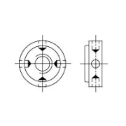 Гайка круглая с радиально расположенными отверстиями, класс точности А ГОСТ 8381-73 - 2 Гайка круглая с радиально расположенными отверстиями, класс точности А ГОСТ 8381-73 - фото - 2