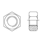 Гайка для фланцевых соединений ГОСТ 9064-75 - 2 Гайка для фланцевых соединений ГОСТ 9064-75 - фото - 2